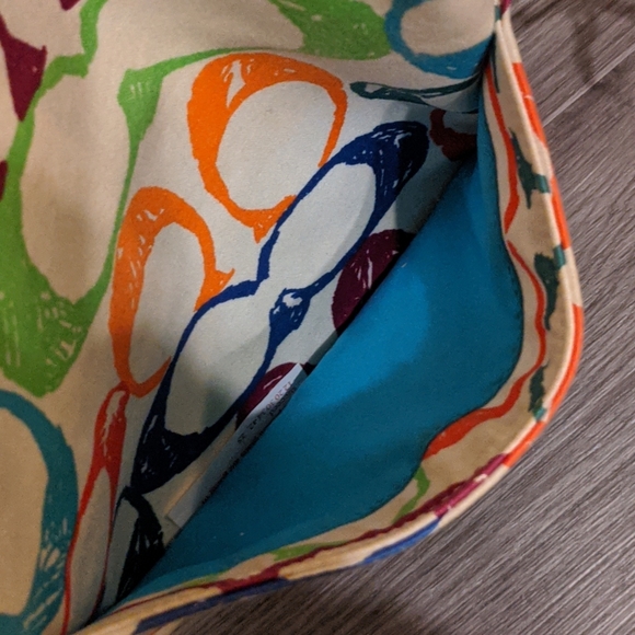 Authentic Coach Multi-Color C Hobo Handbag - Picture 5 of 6